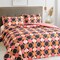 American Home Collection Pink and Black Dots Down Alternative Comforter Set